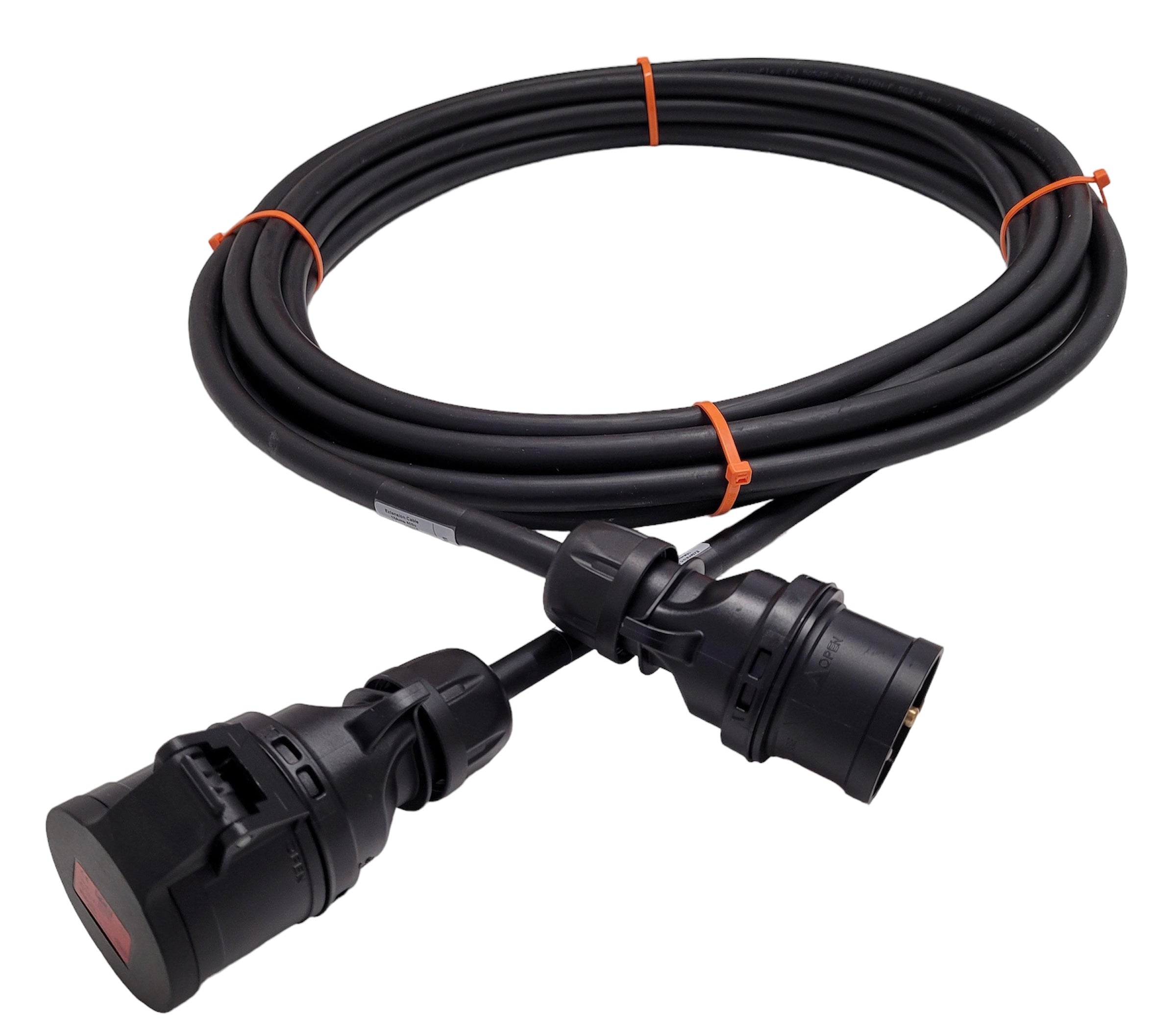 10m - Power Extension Cable 16Amp 400v - 2.5mm HO7-RNF - 5 Pin IP44