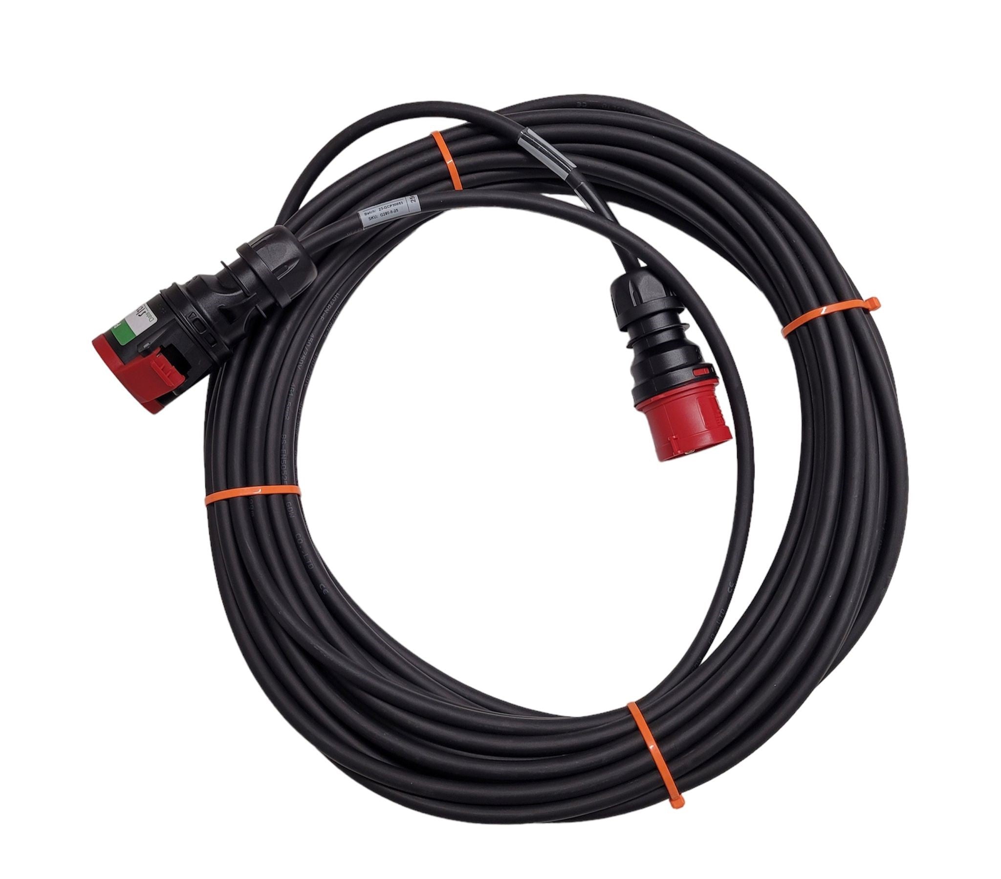 415V Hoist Power Cable Extension 16A MaleFemale 4PIN CEE FORM TYPE