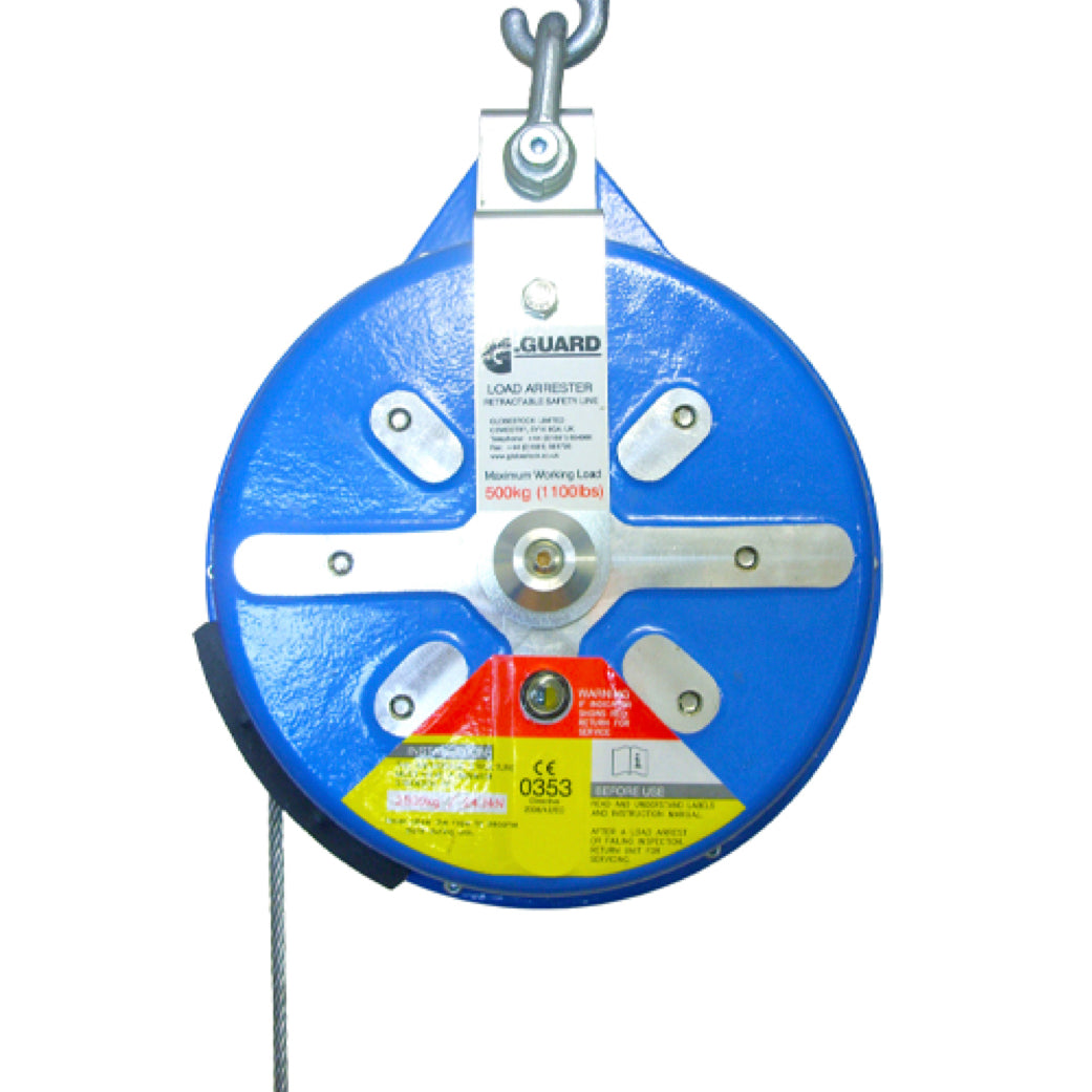 Guard 500kg SWL Load Arrestor Blocks - Galvanised Rope